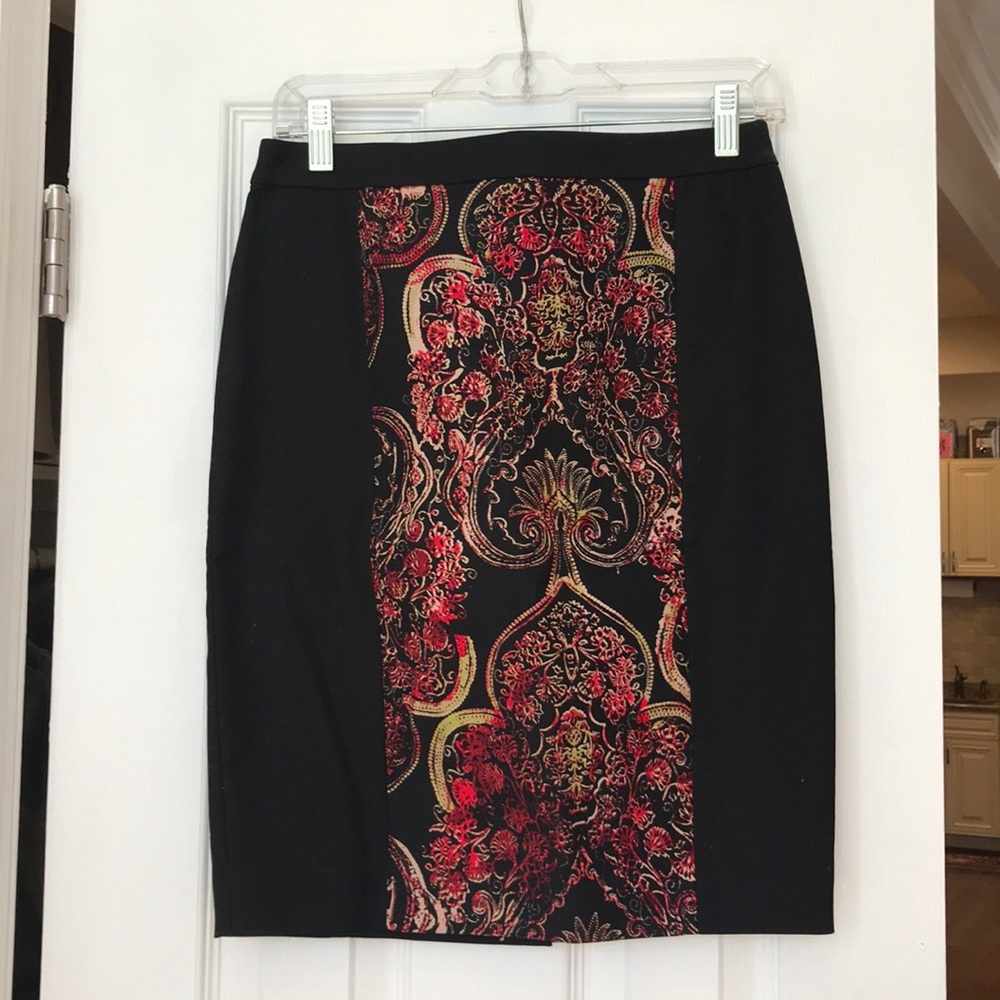 Black pencil skirt